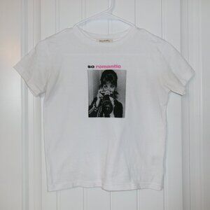 adorable romantic blue graphic baby tee